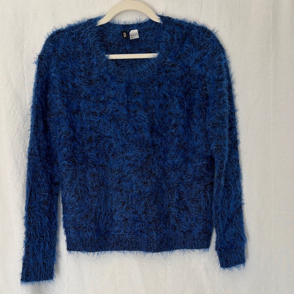 H&M Sweaters - H&M Deep Blue Textured Sweater